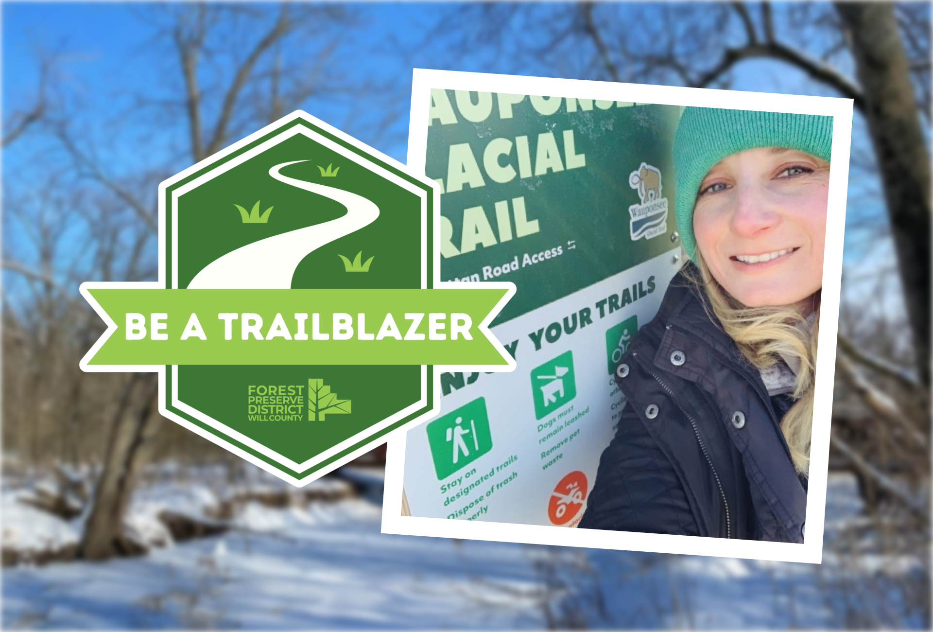 Be a Trailblazer logo and participant