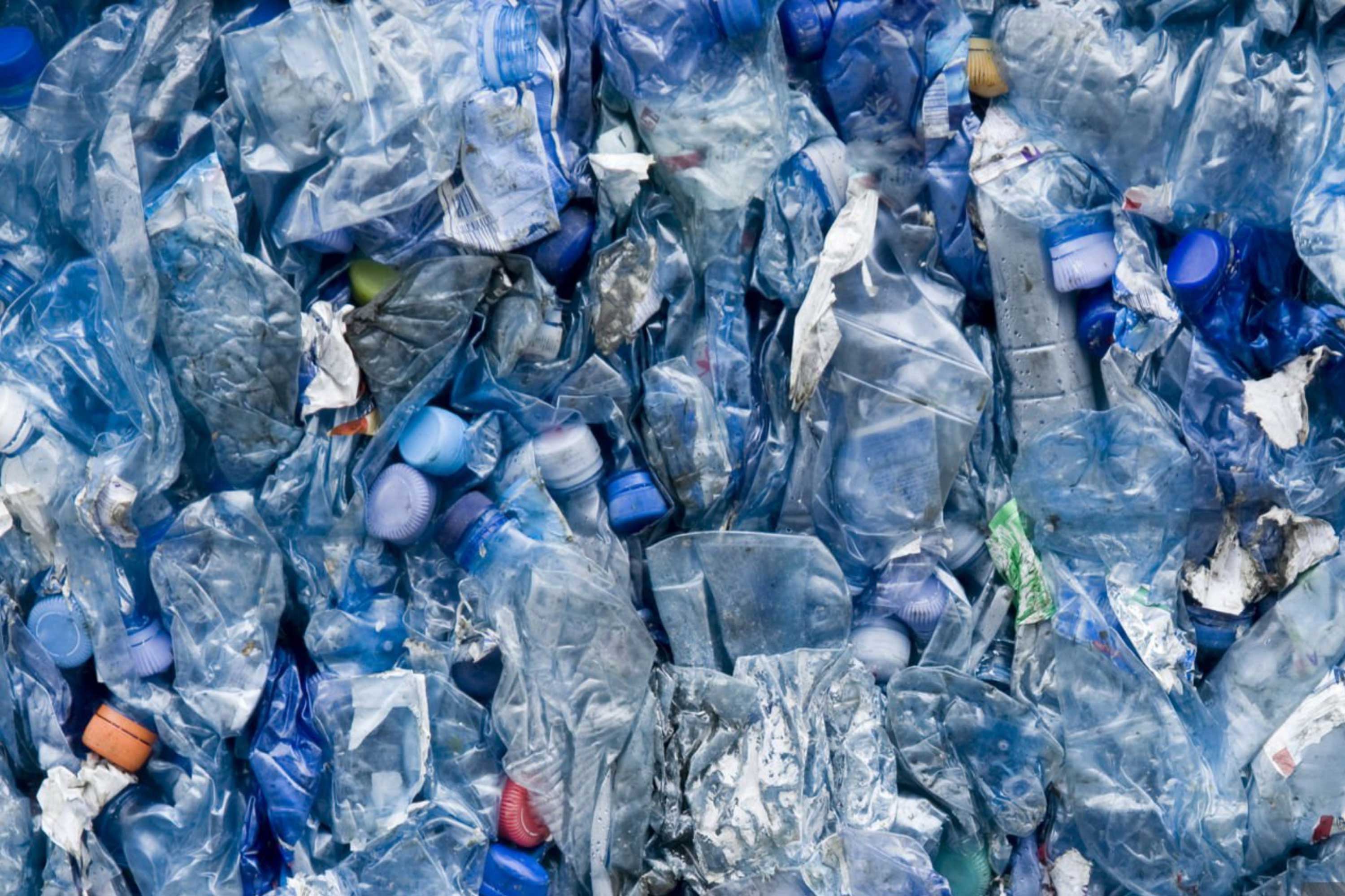 A heaping pile of plastic bottles.