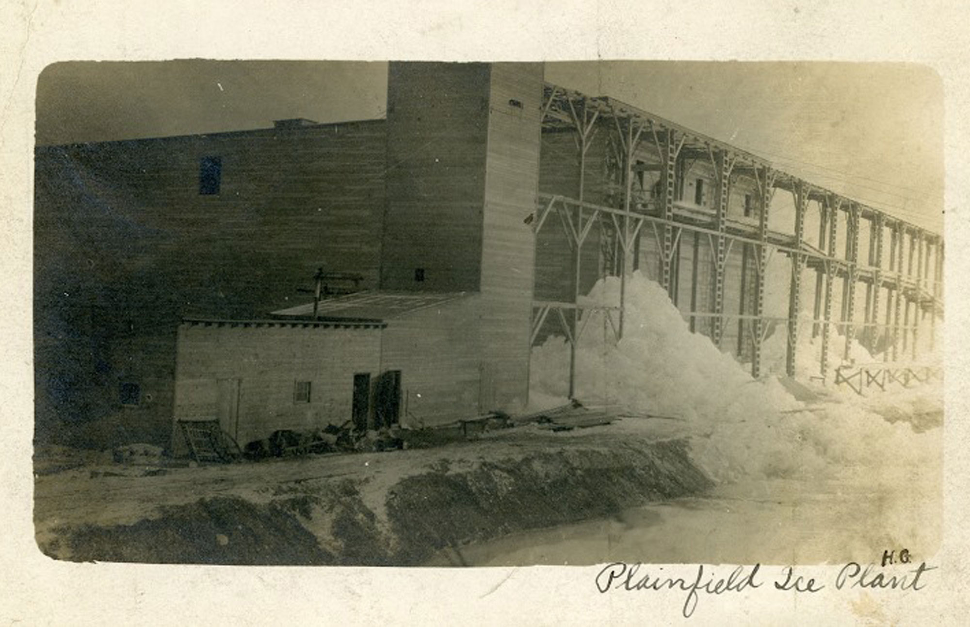 The Lake Renwick icehouse. 