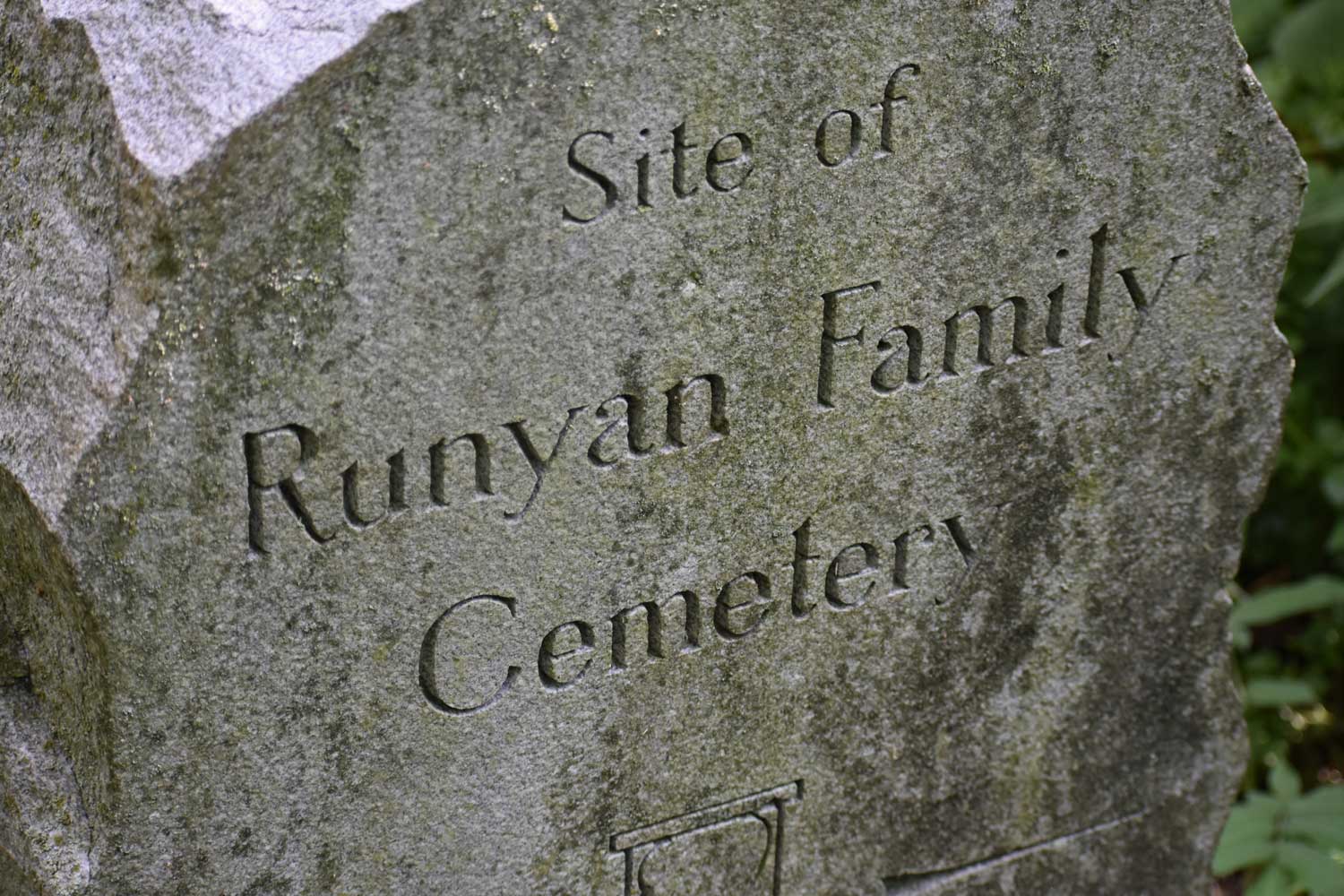 Grave for family that preserve is named after.