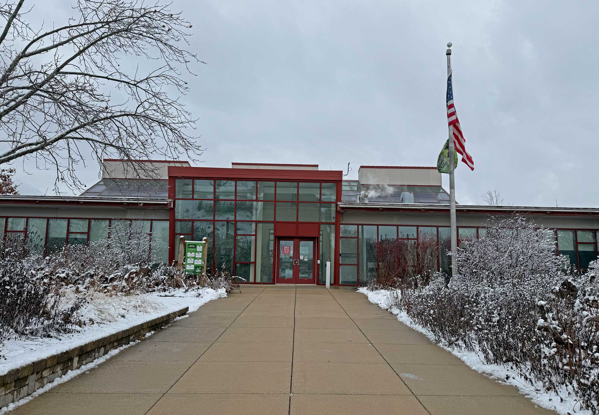 An exterior view of Sugar Creek Administration Center