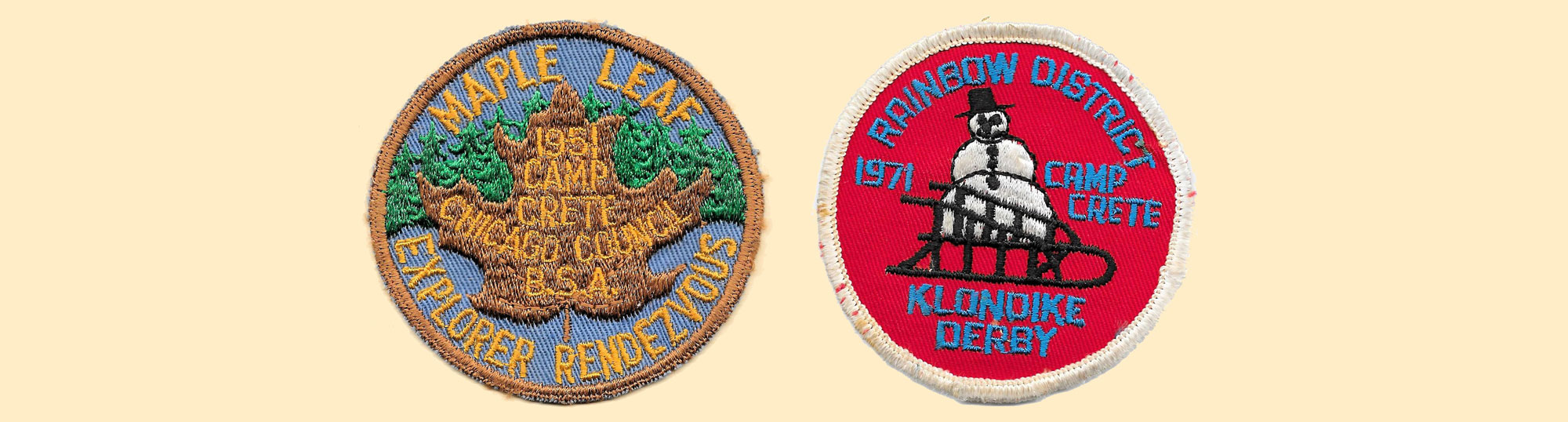 Scout badges.