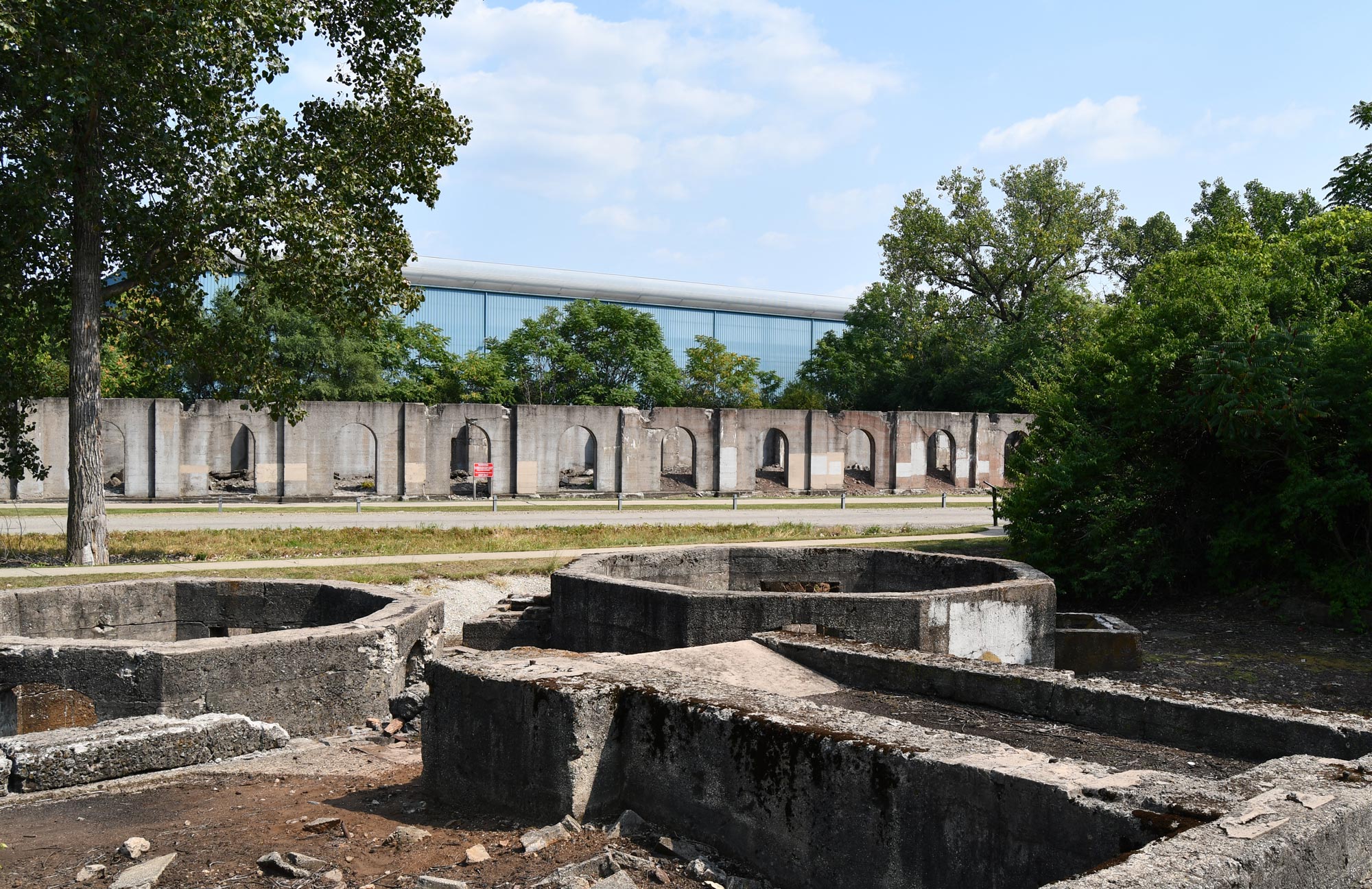 Ruins at Joliet Iron Works.